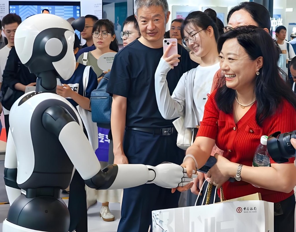 机器人与人握手
