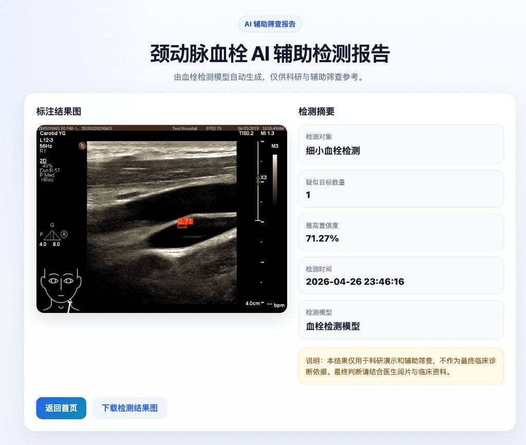 线上系统检测报告页
