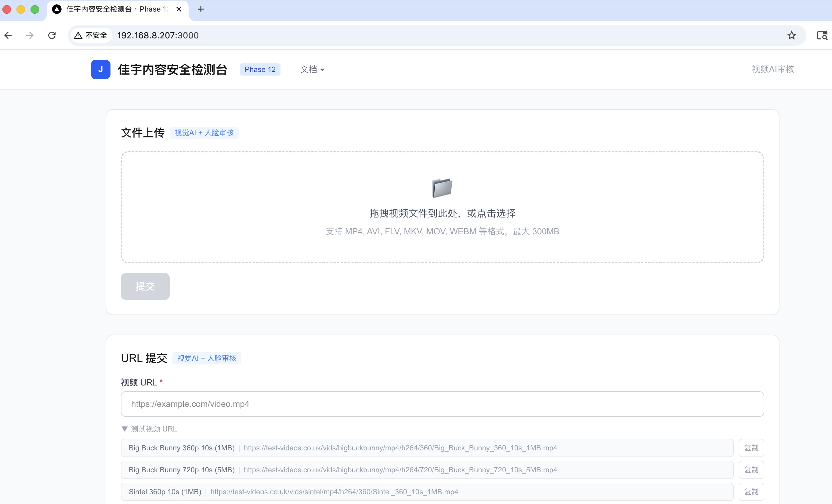 佳宇内容安全多模态大模型产品功能示意