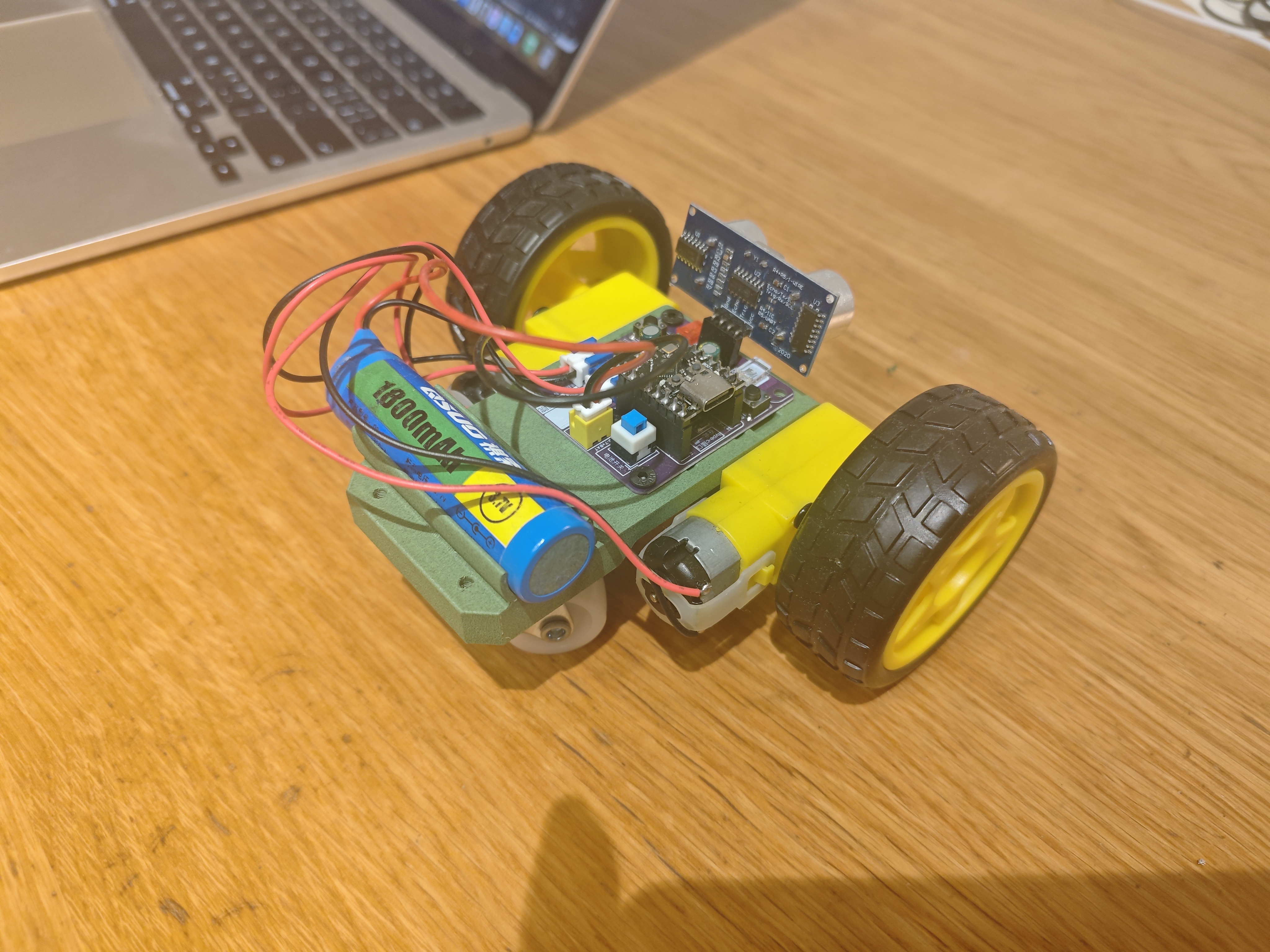 PiCar Mini 2WD v1.1 整机侧面
